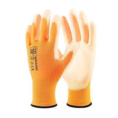 COOLJOB 13 Gauge Safety Work Gloves PU Coated 12 Pairs Small, Ultra-lite  Polyurethane Working Gloves with Grip for Men Women, Seamless Knit for  Warehouse Driver Worker, Bulk Pack Package, White - Yahoo Shopping