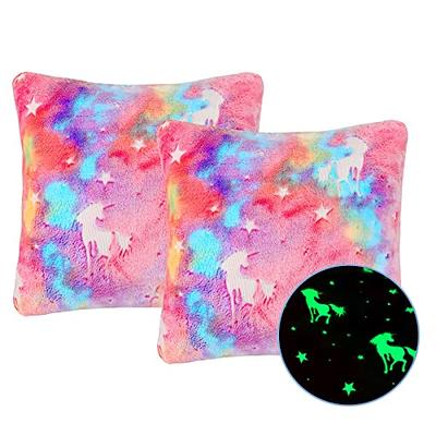 Glow in The Dark Blanket Unicorn Gifts for Girls Age 6-8, Soft