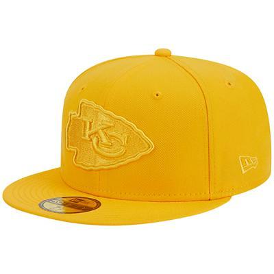 Men's New Era Gold/Red Kansas City Chiefs 2023 Sideline 39THIRTY Flex Hat