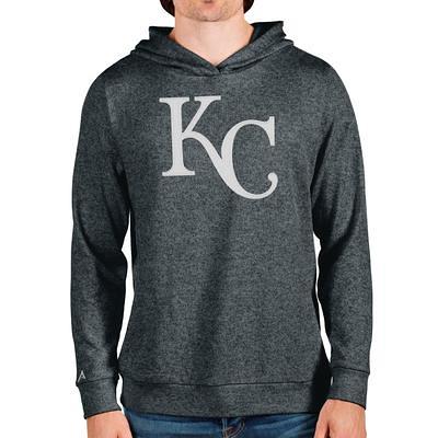 Men's Stitches Royal Kansas City Royals Logo Sweatshirt