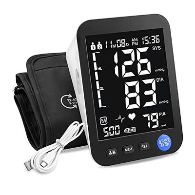 LotFancy Wrist Blood Pressure Monitor, BP Cuff (5.3-8.5), 2 Users, 120  Memory, Automatic Digital Blood Pressure Machine, Home BP Gauge for  Irregular Heartbeat Detection