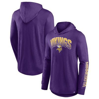 Fanatics Branded Purple Minnesota Vikings Spirit Jersey Lace-Up V-Neck Long Sleeve T-Shirt