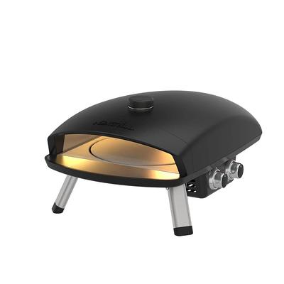 Deco Chef 2-in-1 Propane GAS Pizza Oven & Grill, Portable, with Pizza Stone & Peel, Black