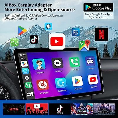 LERANDA Wireless Carplay Adapter with Netflix  TikTok Google Play, Wireless  Carplay&Android Auto Adapter for OEM Wired CarPlay Cars, Plug&Play,  MirrorLink, TF Card, 5GHz, No Delay - Yahoo Shopping