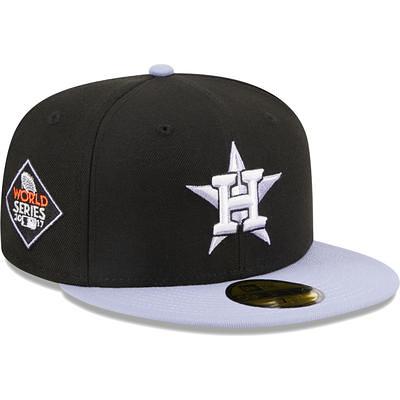 Houston Astros Black Double Throwback New Era 59Fifty Fitted