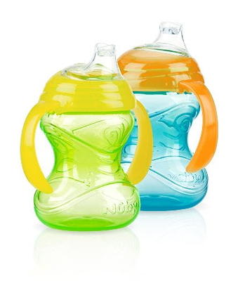 Clik-It Soft Spout Easy Grip Sippy Cup (3 Pack)