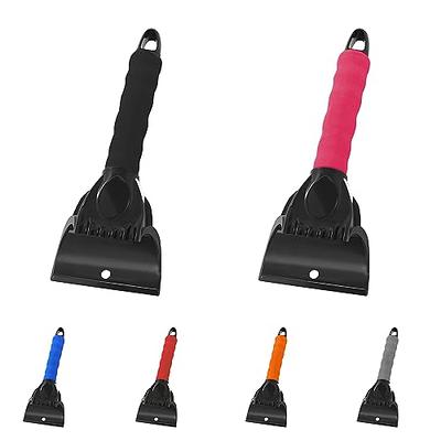2 Pack Snow and Ice Scraper for Car Windshield, Frost Removal Tool with  Foam Handle, for Car Truck SUV Window and Windshield, Scratch-Free (Black &  Pink) - Yahoo Shopping