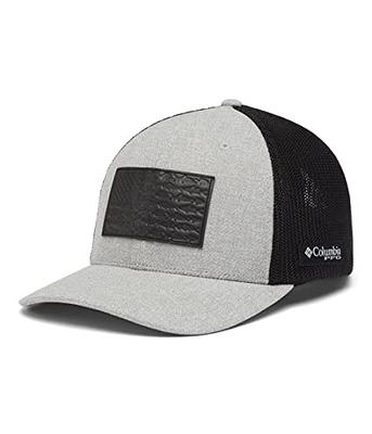 Columbia PFG Fish Flag Mesh Flex Hat - Gray/Black - Yahoo Shopping