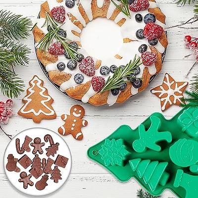 6 Piece Set of Christmas Silicone Molds Candy Baking & More -Celebrate It-  SANTA