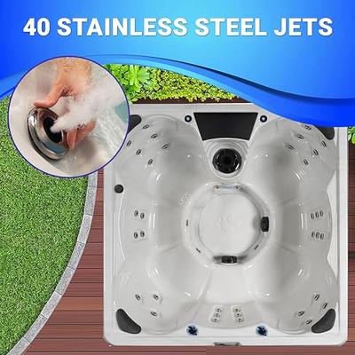 WEJOY AquaSpa Hot Tub Air Jet Spa 4-6 Person Blow Up Portable Hot Tub with  130 Bubble Jets Inflatable Outdoor Heated Round Hot Tub Spa - Yahoo Shopping