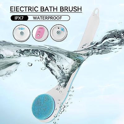 Electric Bath Brush Multifunction Back Clean Long Handle Exfoliation Clean  Scrub Brushes Body Shower Machine Spinning Spa Massa