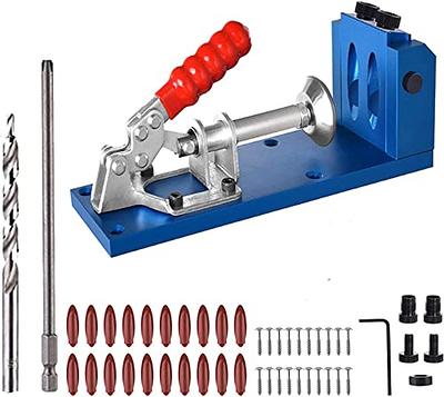 VEVOR Pocket Hole Jig Kit Joinery Woodworking System Adjustable