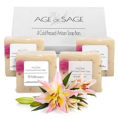 Handmade Natural Bar Soap Gift Set - Moisturizing, Scented Cold Process  W/Essential Oil, Organic By Age Of Sage