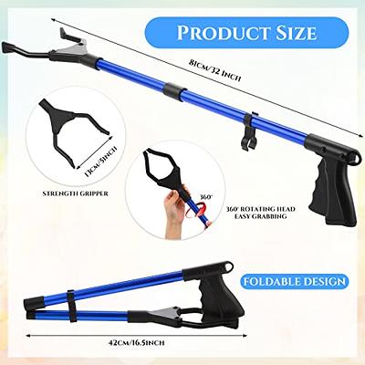 Grabber Reacher Tool Extra Long Steel Foldable Pick Up Stick - Temu