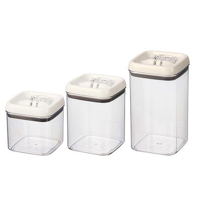 zmybcpack 8 Pack 20 oz (600 ml) Clear Straight Cylinders Plastic Storage  Jars- Wide Opening Tubs with Aluminum Lids - BPA Free PET Container Home 