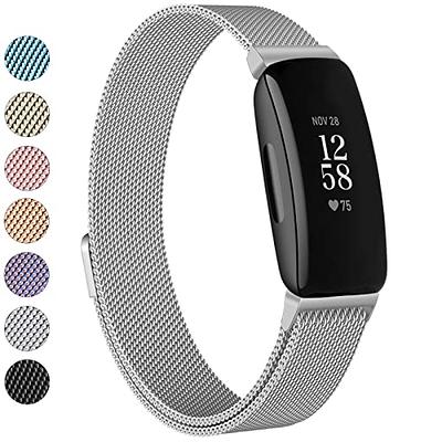For Fitbit Inspire 3 Stainless Steel Metal Milanese Mesh Buckle Watch Band  Strap