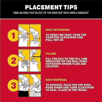 Catchmaster Fly Trap Bundle, Window Fly Traps 12-Pack & Fly Bag 4-Pack,  Fruit Fly Traps for Indoors & Outdoors, for Garage, Backyard, Pool, Patio &  Camping - Yahoo Shopping