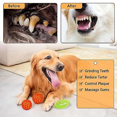 3PCS Dog Chew Toys Large Breed, Non-Toxic Natural Rubber Durable