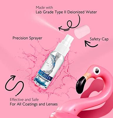 Glasses Cleaning Kit Eyeglass Cleaner, Anti Fog Lens Cleaner Spray with  Microfiber Lens Cleaning Cloth, Eye Glass Repair Kit with Screws and