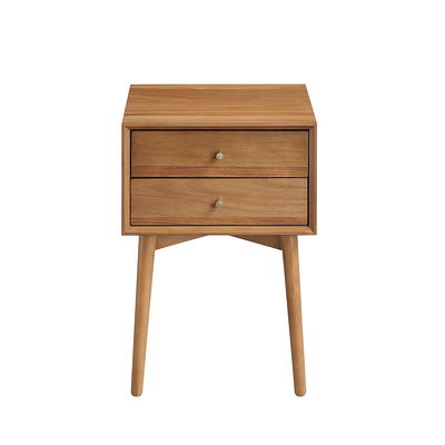 Nash Industrial Modern Wood Tray Top Side Table - Nathan James : Target