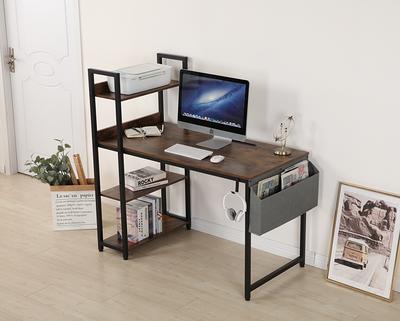 Beadboard Classic Small Space Desk and Sherpa Ivory Airgo Desk Chair Set