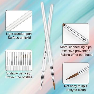 11pcs Detail Paint Brushes Extra Fine Tips Professional Miniature