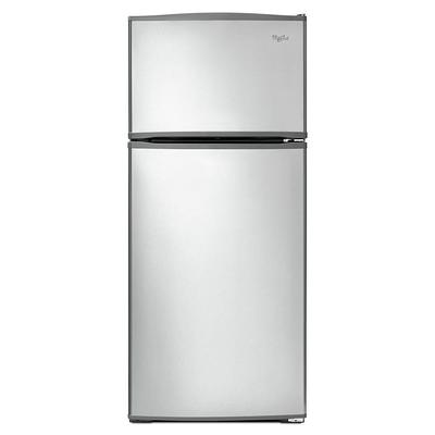 Premium LEVELLA 12 cu. ft. Frost Free Top Freezer Refrigerator in Stainless  Steel PRN12260HS - The Home Depot