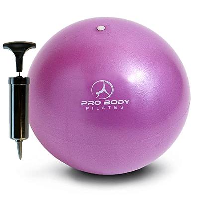 Small Pilates Ball with Pump 9 Inch Mini Bender Ball for Stability Pilates  Yoga Barre Physical Therapy Core Training