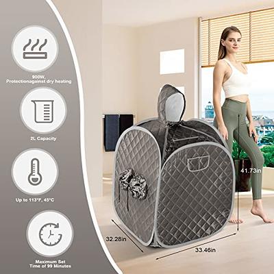 ZONEMEL Portable Steam Sauna, Personal Full Body Sauna Spa for