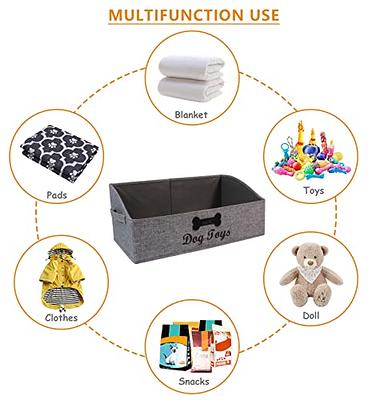 Dog Personalized Pet Toy Storage Box Basket For Clothes with