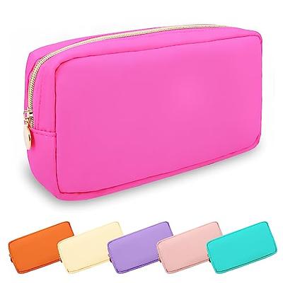 Nylon Mini Makeup Bag For Purse, Preppy Small Cute Makeup Bag Cosmetic  Zipper Pouch Purse, Waterproof Travel Coin Pouch Sanitary Napkin Storage  Bag