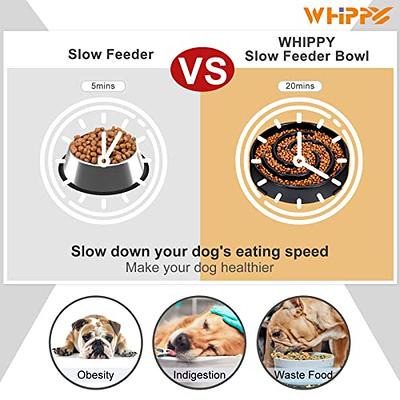 Slow Feeder Dog Bowls for Large Medium Dog Non Slip Maze Puzzle Bowl Pet  Slower Food Feeding Dishes Interactive Bloat Stop Preventing Choking  Healthy