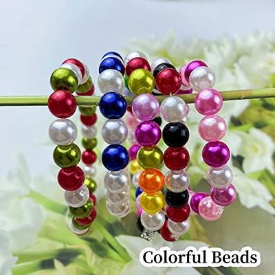 Pearl Beads,300pcs Pearl Beads for Crafts 8mm AB Colors Pearl for