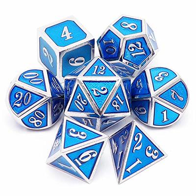  Metal dice Set D&D, Polyhedron DND7 Dungeons and