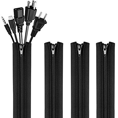 VELCRO Brand Mountable Cable Sleeve, 3-Ft Customizable Cable Raceway with  Removable Adhesive, Cut to Length for Custom Size Wire Management, Cord  Hider Mounts on Walls, Desk