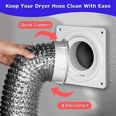 Bluesea 7 Pieces 12 Feet Dryer Vent Cleaner Kit, Reinforced Nylon Dryer  Vent Cleaning Kit, Durable Dryer Vent Brush Vacuum Attachment with Flexible  Lint Trap Brush, Vacuum & Dryer Adapters - Yahoo Shopping