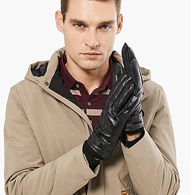 Bison Leather Winter Gloves