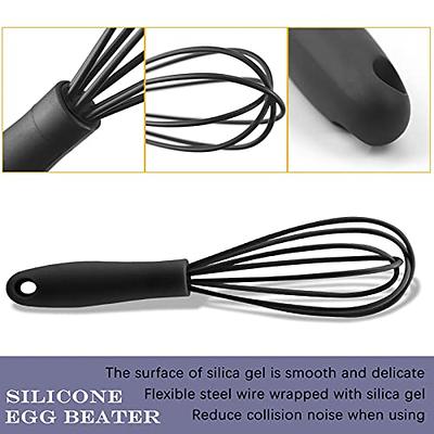 Mini Whisks Stainless Steel, Small Whisk 2 Pieces, 5in and 7in Tiny Whisk  for Whisking, Beating, Blending Ingredients, Mixing Sauces 