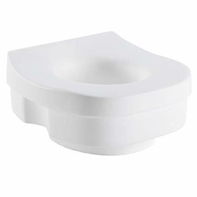 PCP Low Profile Molded Toilet Seat Riser (3 inch Lift)