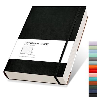 HIUKOOKA Lined Notebook Journal,320 Pages B5 Softcover Large Notebook for  Work, 100gsm Thick Paper Leather Journal for Writing Office School  Business,With Inner Pocket,7.6'' X 10'' - GrayBlue - Yahoo Shopping