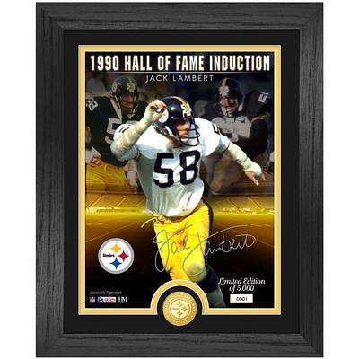 Jack Lambert Pittsburgh Steelers Highland Mint 13'' x 16'' Hall of Fame  Induction Replica Signature Photo Mint