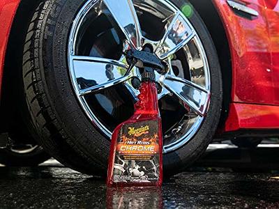  Meguiar's Hot Rims Wheel & Tire Cleaner, Powers Through Brake  Dust & Grime - 24 Oz Spray Bottle : Automotive