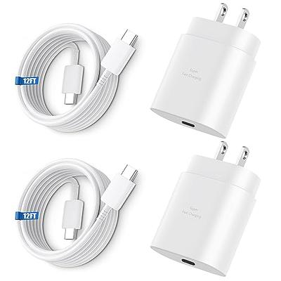 20W Chargeur et Cable pour Samsung S21 S22 Plus A53 A32 A52 A22 A13 A52S  A14 A54 A24 A23 5G A03S A51 A31 A41,Xiaomi Redmi Note 10 11,PD 3.0 USB C  Charge