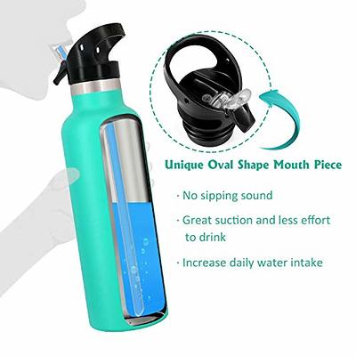 Hydro Flask 24 oz Standard Mouth Flex Straw Cap Agave