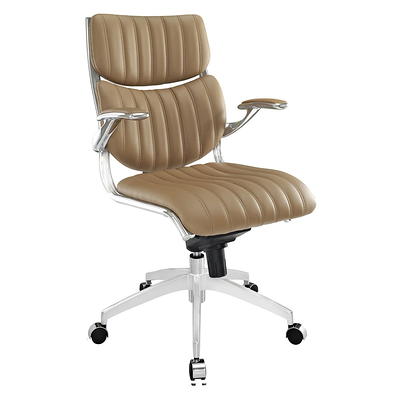 Mainstays Upholstered Low-Back Office Chair, Multiple Colors