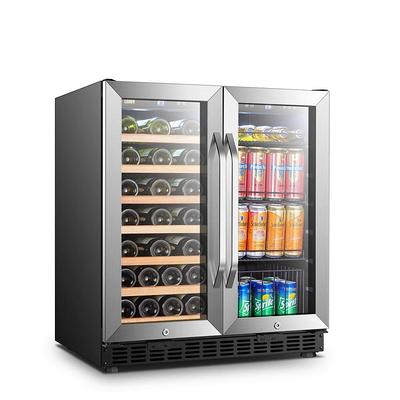 Ivation Cellar Cooling Unit Wine Fridge in Stainless Steel (28 Bottles)  IVFWCC281WSS - The Home Depot