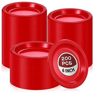 DecorRack 50 Plastic Cups 16 oz, Large Party Cups, Disposable Bulk Party  Cups (Red)