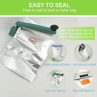 Aluminum Vacuum Sealer Food Storage Mylar Bag Air Tight Smell Proof