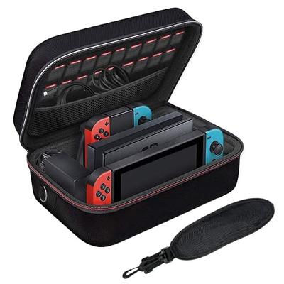 WapoRich Carrying Storage Case for Nintendo Switch , Protective Hard  Portable EVA Travel Carry Case Storage Shell for Nintendo Switch Protective  Case Soft Lining 18 Games with Shoulder Strap - Black - Yahoo Shopping