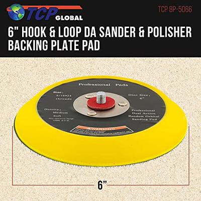 TCP Global 3 Mini Buffing and Polishing Pad Kit with 4 Pads Backing Plate and